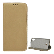 Gigapack LG K20 2019 (LMX120) tok álló (Flip, oldalra nyíló) arany tok és táska