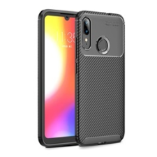 Gigapack Motorola Moto E6+ Szilikon telefonvédő (légpárnás sarok, karbon minta, fekete) tok és táska