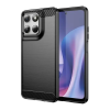 Gigapack Motorola Moto G57 Power 5G (XT2537-5) védő (ütésálló, légpárnás sarok, szálcsiszolt, karbon minta) fekete