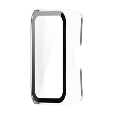 Gigapack Műanyag keret (BUMPER, ütésálló + kijelzővédő üveg) ÁTLÁTSZÓ Huawei Band 7 okosóra kellék