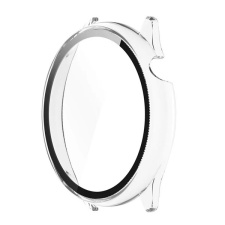 Gigapack Műanyag keret (BUMPER, ütésállóság + kijelzővédő üveg) ÁTLÁTSZÓ Amazfit GTR Mini okosóra kellék