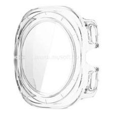 Gigapack Műanyag keret (BUMPER, ütésállóság + kijelzővédő üveg) ÁTLÁTSZÓ (GP-162652) okosóra kellék