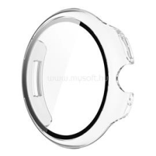 Gigapack Műanyag keret (BUMPER, ütésállóság + kijelzővédő üveg) ÁTLÁTSZÓ (GP-164059) okosóra kellék