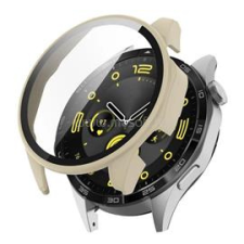 Gigapack Műanyag keret (BUMPER, ütésállóság + kijelzővédő üveg) BÉZS (GP-158355) okosóra kellék