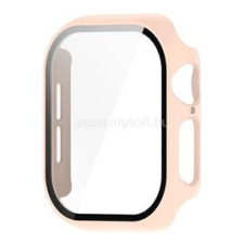 Gigapack Műanyag keret (BUMPER, ütésállóság + kijelzővédő üveg) RÓZSASZÍN (GP-162682) okosóra kellék