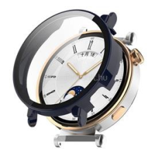 Gigapack Műanyag keret (BUMPER, ütésállóság + kijelzővédő üveg) SÖTÉTKÉK (GP-158365) okosóra kellék