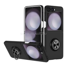 Gigapack Műanyag telefonvédő (asztali tartó, tartógyűrű, 360°, mágneses) FEKETE (GP-159349) tok és táska