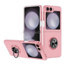 Gigapack Műanyag telefonvédő (asztali tartó, tartógyűrű, 360°, mágneses) RÓZSASZÍN (GP-159351) tok és táska