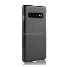 Gigapack Műanyag telefonvédő (bőr hatású) FEKETE (GP-84723) tok és táska