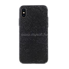 Gigapack Műanyag telefonvédő (csillogó, mozaik) FEKETE (GP-73252) tok és táska