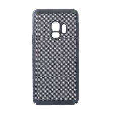 Gigapack Műanyag telefonvédő (gumírozott, lyukacsos minta) SÖTÉTKÉK [Samsung Galaxy S9 (SM-G960)] (5996457749485) mobiltelefon kellék