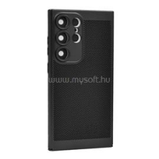 Gigapack Műanyag telefonvédő (légáteresztő, lyukacsos, kameravédő) FEKETE (GP-151541) tok és táska