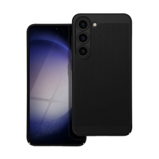 Gigapack Műanyag telefonvédő (légáteresztő, lyukacsos, kameravédő) FEKETE Samsung Galaxy S25 Edge (SM-S937) tok és táska