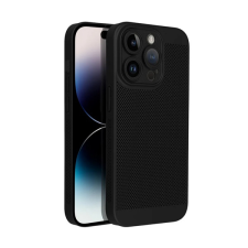 Gigapack Műanyag telefonvédő (légáteresztő, lyukacsos, kameravédő) FEKETE Xiaomi Redmi Note 14 Pro 4G tok és táska