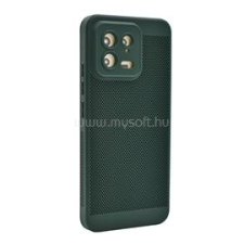 Gigapack Műanyag telefonvédő (légáteresztő, lyukacsos, kameravédő) SÖTÉTZÖLD (GP-142663) tok és táska