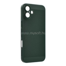 Gigapack Műanyag telefonvédő (légáteresztő, lyukacsos, kameravédő) SÖTÉTZÖLD (GP-159945) tok és táska