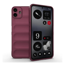 Gigapack Nothing CMF Phone 1 szilikon telefonvédő (ütésállóság, kameravédő, 3d) bordó tok és táska