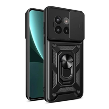 Gigapack OnePlus 13R 5G defender szilikon telefonvédő (ütésállóság, tartógyűrű, kameravédő) fekete tok és táska