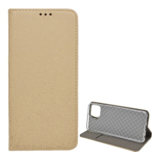 Gigapack Oppo A73 4G tok álló (Flip, oldalra nyíló, rombusz minta) arany tok és táska