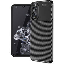 Gigapack Oppo A78 5G karbon mintás szilikon tok fekete (GP-140009) (GP-140009) tok és táska