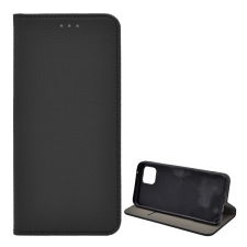 Gigapack Oppo Reno4 Z tok álló (Flip, oldalra nyíló, rombusz minta) fekete tok és táska
