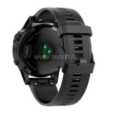 Gigapack Pótszíj (egyedi méret, 22mm, szilikon, rombusz, QuickFit csatlakozás) FEKETE (GP-149226) okosóra kellék