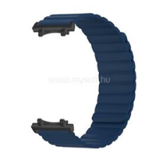 Gigapack Pótszíj (egyedi méret, szilikon, 3D, mágneses) SÖTÉTKÉK (GP-164647) okosóra kellék