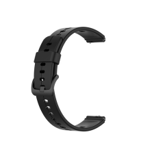 Gigapack Pótszíj (egyedi méret, szilikon, állítható) FEKETE Huawei TalkBand B3, Huawei TalkBand B6 okosóra kellék