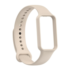 Gigapack Pótszíj (egyedi méret, szilikon) CSONTFEHÉR Amazfit Band 7 okosóra kellék