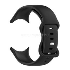 Gigapack Pótszíj (egyedi méret, szilikon) FEKETE (GP-164596) okosóra kellék