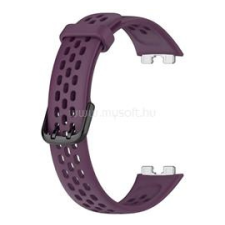 Gigapack Pótszíj (egyedi méret, szilikon, lyukacsos, légáteresztő) LILA (GP-150443) okosóra kellék