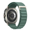 Gigapack Pótszíj (egyedi méret, textil, állítható) VILÁGOSZÖLD Samsung Galaxy Watch Ultra eSIM 47mm (SM-L705)