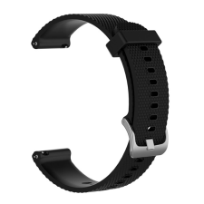 Gigapack Pótszíj (szilikon, állítható, csíkos minta) FEKETE Garmin Vivoactive 3, Garmin Vivomove HR okosóra kellék