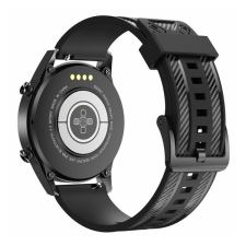 Gigapack pótszíj (univerzális, 22 mm, szilikon, állítható, karbon minta) fekete okosóra kellék