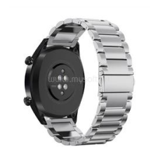 Gigapack Pótszíj (univerzális, 22mm, rozsdamentes acél, pillangó csat) EZÜST (GP-85750) okosóra kellék