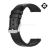 Gigapack Pótszíj (univerzális, 22mm, valódi bőr, szilikon belső) FEKETE (GP-108437)