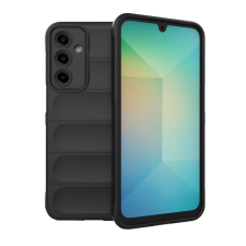 Gigapack Samsung Galaxy A16 4G (SM-A165)  szilikon telefonvédő (ütésállóság, kameravédő, 3d) fekete tok és táska