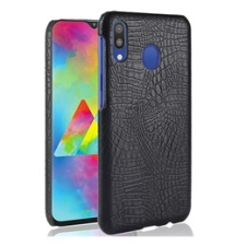Gigapack Samsung Galaxy A20e műanyag telefonvédő (bőr hatású, krokodilbőr minta, fekete) tok és táska