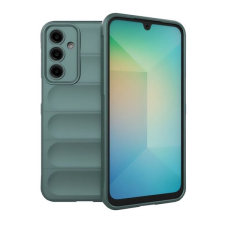 Gigapack Samsung Galaxy A56 5G (SM-A566) szilikon telefonvédő (ütésállóság, kameravédő, 3d) sötétzöld tok és táska