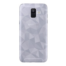 Gigapack Samsung Galaxy A6 (2018) szilikon telefonvédő (3D, gyémánt minta, átlátszó) tok és táska
