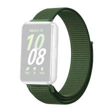 Gigapack Samsung Galaxy Fit 3 Pótszíj (egyedi méret, nylon, tépőzáras, légáteresztő) SÖTÉTZÖLD okosóra kellék