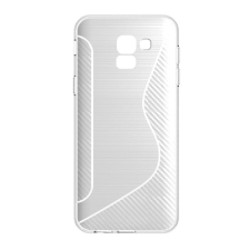 Gigapack Samsung Galaxy J6 (2018) szilikon telefonvédő (S-line, karbon minta, átlátszó) tok és táska