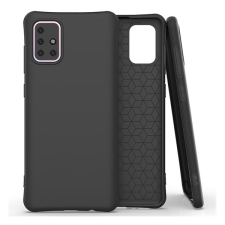 Gigapack Samsung Galaxy M31s (SM-M317F) szilikon telefonvédő (közepesen ütésálló, matt) fekete tok és táska