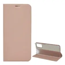 Gigapack Samsung Galaxy S20 (SM-G981U) tok álló (Flip, oldalra nyíló) rozéarany tok és táska