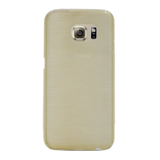 Gigapack Samsung Galaxy S6 (SM-G920) szilikon telefonvédő (szálcsiszolt minta) arany tok és táska