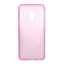Gigapack Samsung Galaxy S9 szilikon telefonvédő (S-line, karbon minta, rózsaszín) tok és táska