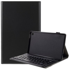 Gigapack Samsung Galaxy Tab A7 Tok álló, bőr hatású (FLIP, bluetooth billentyűzet, asztali tartó funkció, QWERTY, angol nyelvű) FEKETE tablet tok