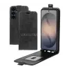 Gigapack Samsung S26 FE GIGAPACK Tok álló, bőr hatású FLIP, prémium, FEKETE (GP-193416)