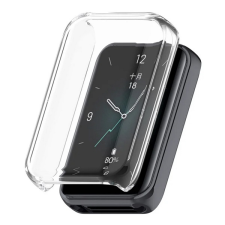 Gigapack Szilikon keret (BUMPER, ütésálló) ÁTLÁTSZÓ Honor Band 9 okosóra kellék