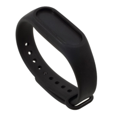 Gigapack Szilikon keret (egyedi méret, szilikon szíj) FEKETE Xiaomi MI Band 2 okosóra kellék
